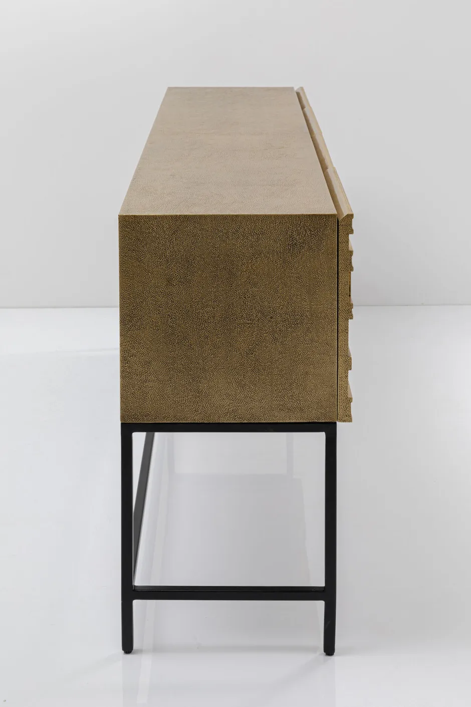 Komoda 4-drzwiowa Złota Ręcznie Kuta Stal Mosiężna 183x86 Cm*KARE Design Sale