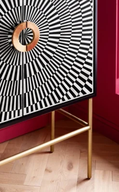 Komoda Electro 100x140 Cm Czarna*KARE Design Outlet