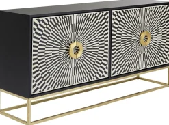 Komoda Electro 160x80 Cm Czarno-biała*KARE Design Discount