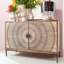 Komoda Eye Of Tiger 115x78 Cm Mango*KARE Design Outlet