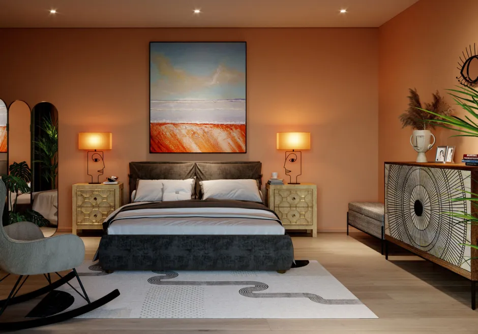 Komoda Eye Of Tiger 115x78 Cm Mango*KARE Design Outlet