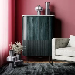 Komoda Glenn 100x138 Cm Ciemnoszara*KARE Design Online