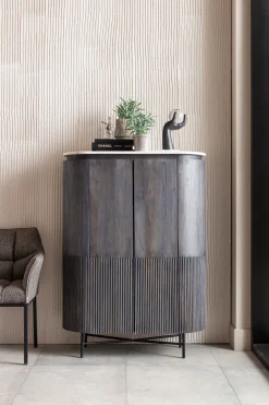Komoda Glenn 100x138 Cm Ciemnoszara*KARE Design Online