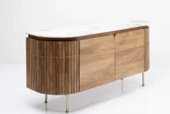 Komoda Grace 160x78 Cm Drewno Mango - Blat Marmur*KARE Design Hot
