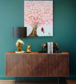 Komoda Grooves 164x79 Cm Brązowa Mango*KARE Design New