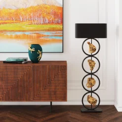 Komoda Grooves 164x79 Cm Brązowa Mango*KARE Design New