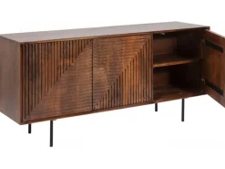 Komoda Grooves 164x79 Cm Brązowa Mango*KARE Design New