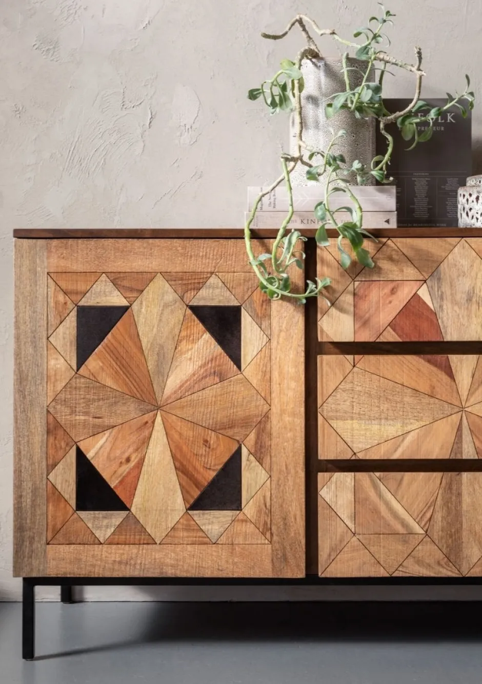 Komoda Limara 160x78 Cm Naturalna*KARE Design Sale