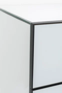 Komoda Lustrzana Z 5 Szufladami Nogi Czarne 65x114 Cm*KARE Design New