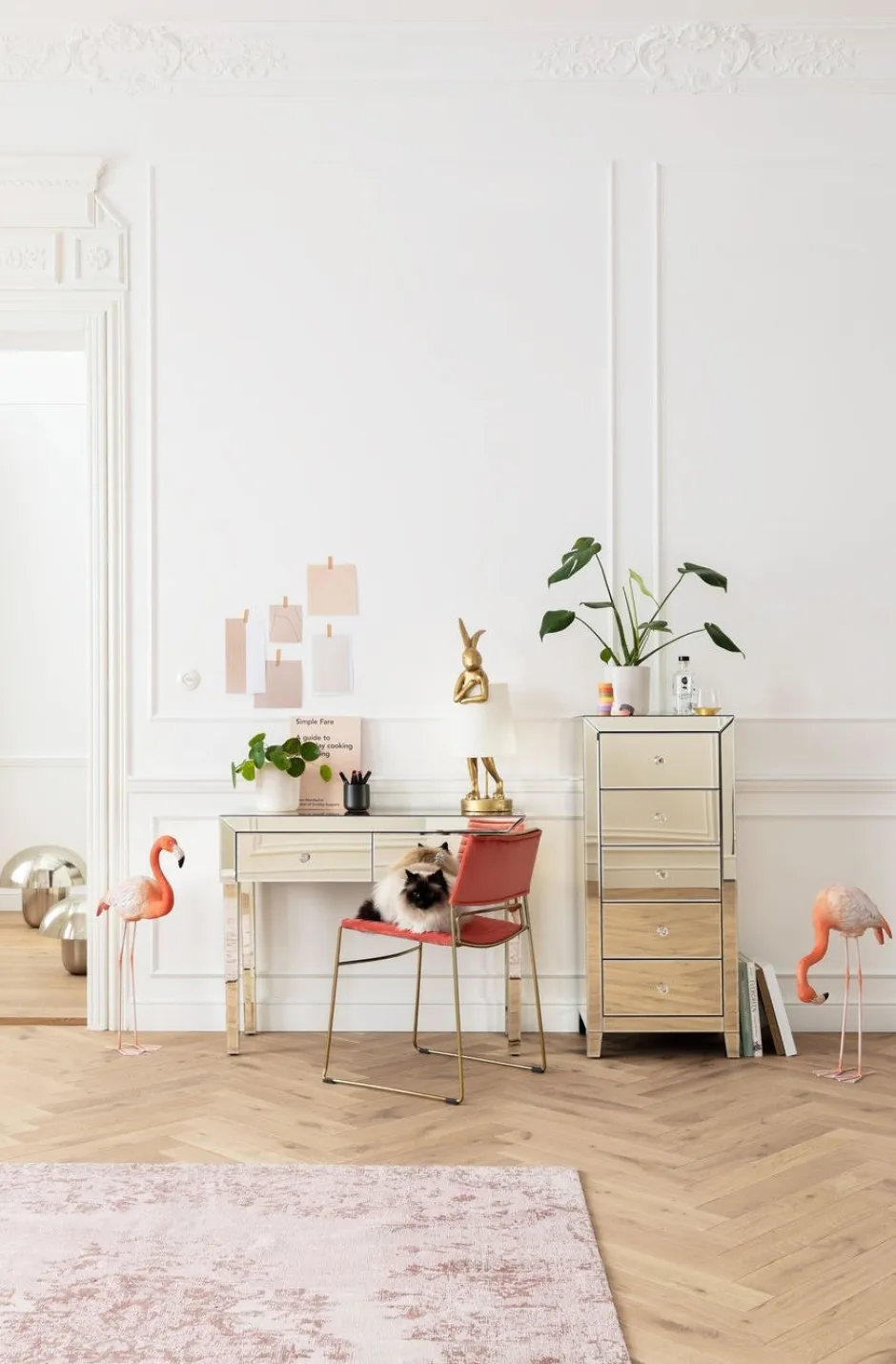 Komoda Luxury Gold 5 49x110 Cm Szampańska*KARE Design Best