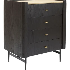 Komoda Milano 80x100 Cm Czarna*KARE Design Online