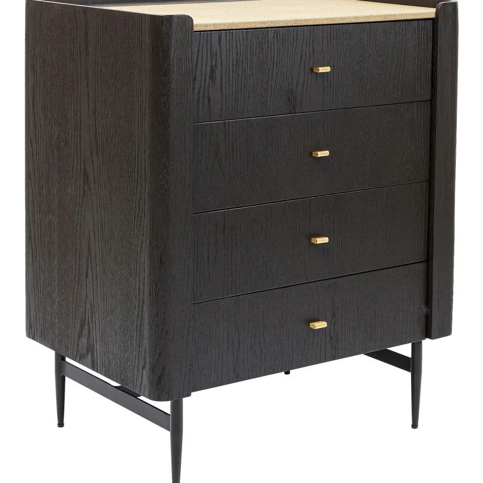Komoda Milano 80x100 Cm Czarna*KARE Design Online