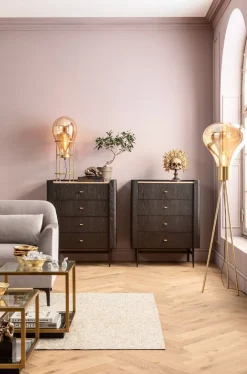 Komoda Milano 80x100 Cm Czarna*KARE Design Online