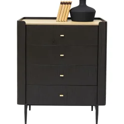 Komoda Milano 80x100 Cm Czarna*KARE Design Online