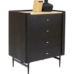 Komoda Milano 80x100 Cm Czarna*KARE Design Online