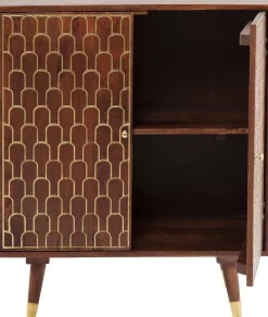 Komoda Muskat 75x85 Cm Brązowa*KARE Design Outlet