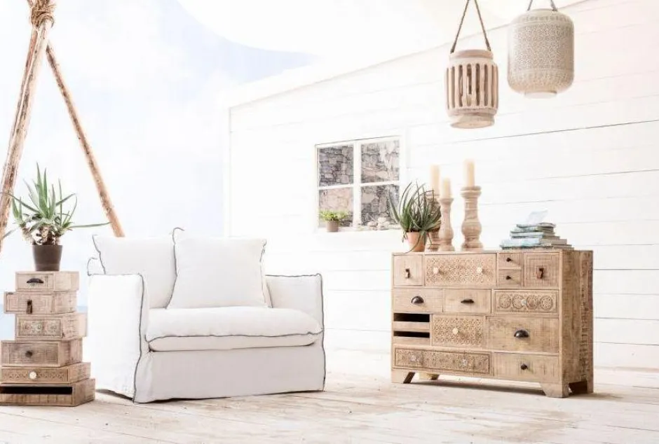 Komoda Puro 114x80 Cm Naturalna*KARE Design Hot