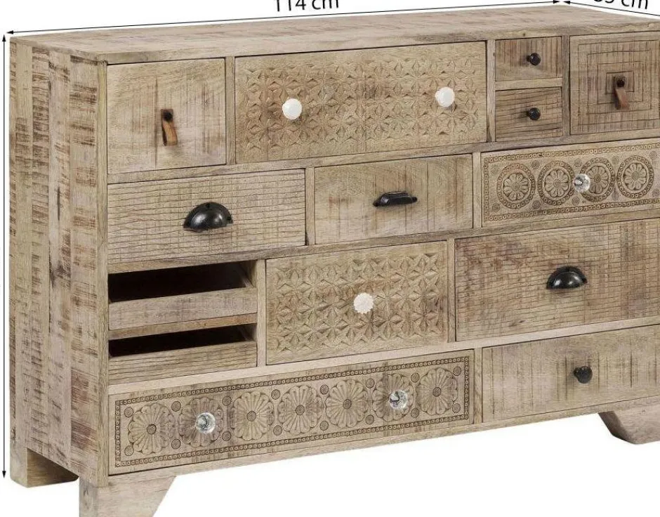 Komoda Puro 114x80 Cm Naturalna*KARE Design Hot