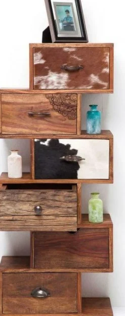 Komoda Rodeo Zick Zack 50x120 Cm Drewniana*KARE Design