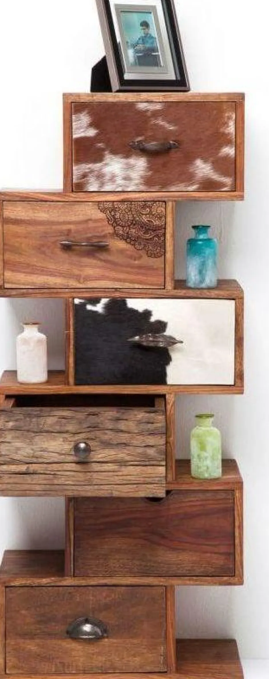 Komoda Rodeo Zick Zack 50x120 Cm Drewniana*KARE Design