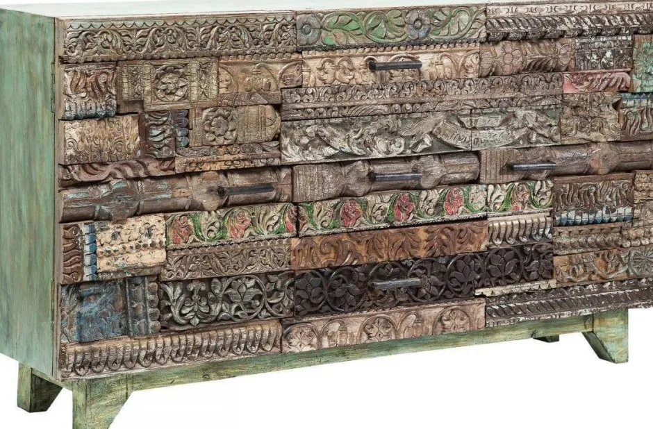 Komoda Shanti Surprise Puzzle 160x90 Cm Kolorowa*KARE Design Sale