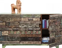 Komoda Shanti Surprise Puzzle 160x90 Cm Kolorowa*KARE Design Sale