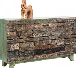Komoda Shanti Surprise Puzzle 160x90 Cm Kolorowa*KARE Design Sale