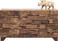 Komoda Shanti Surprise Puzzle 160x90 Cm Drewniana*KARE Design Outlet
