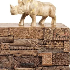 Komoda Shanti Surprise Puzzle 160x90 Cm Drewniana*KARE Design Outlet