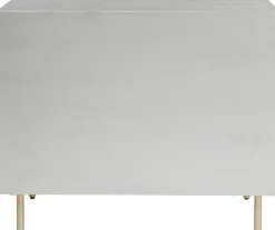 Komoda Srebrno Złota Z Szufladami I Uchwytami 106x89 Cm*KARE Design Best