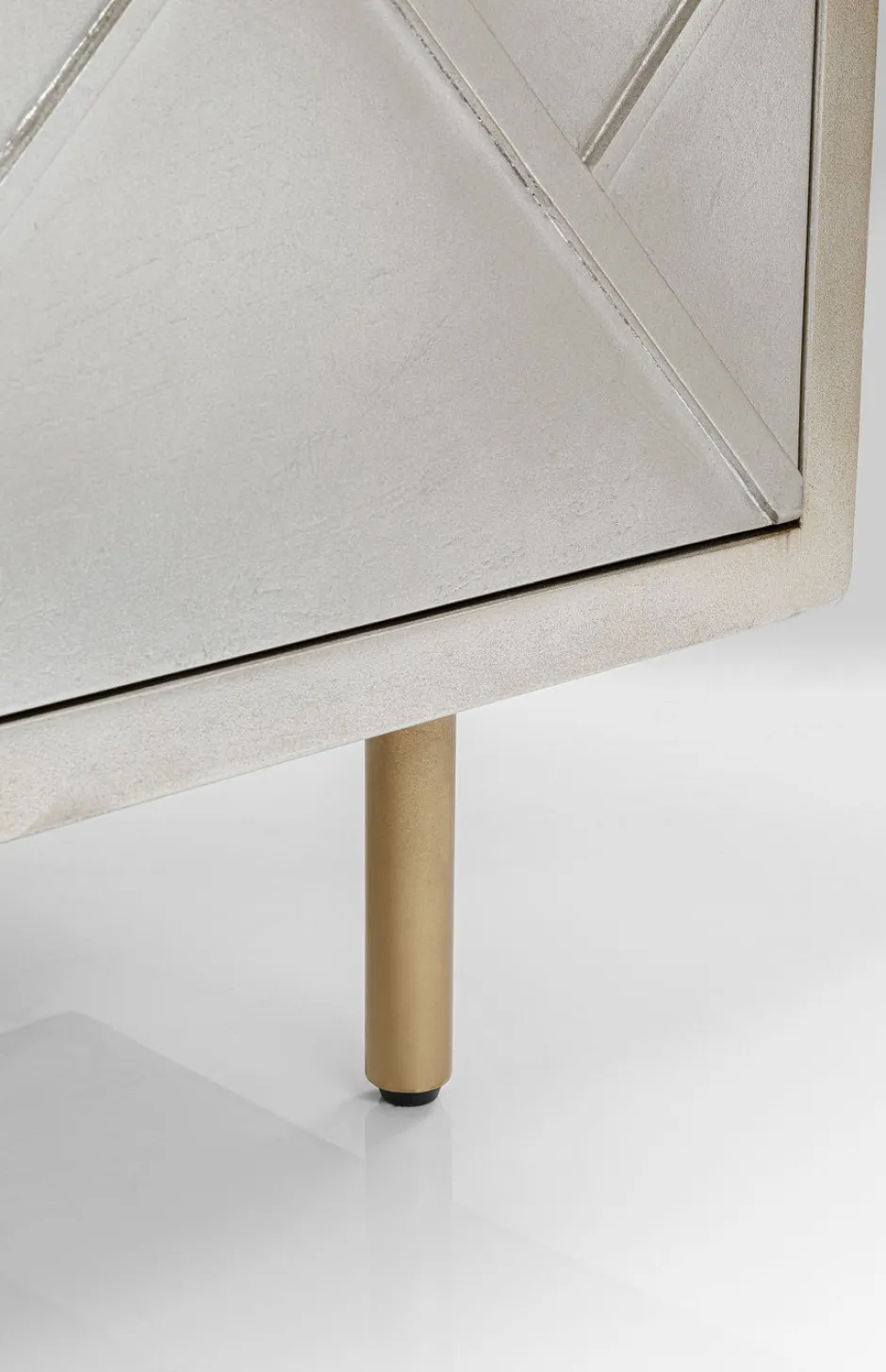 Komoda Venice Triangle 180x64 Cm Srebrno Złota*KARE Design