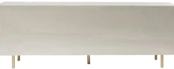 Komoda Venice Triangle 180x64 Cm Srebrno Złota*KARE Design