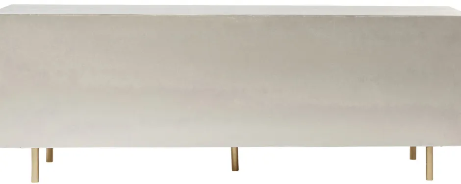 Komoda Venice Triangle 180x64 Cm Srebrno Złota*KARE Design