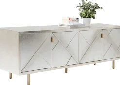 Komoda Venice Triangle 180x64 Cm Srebrno Złota*KARE Design