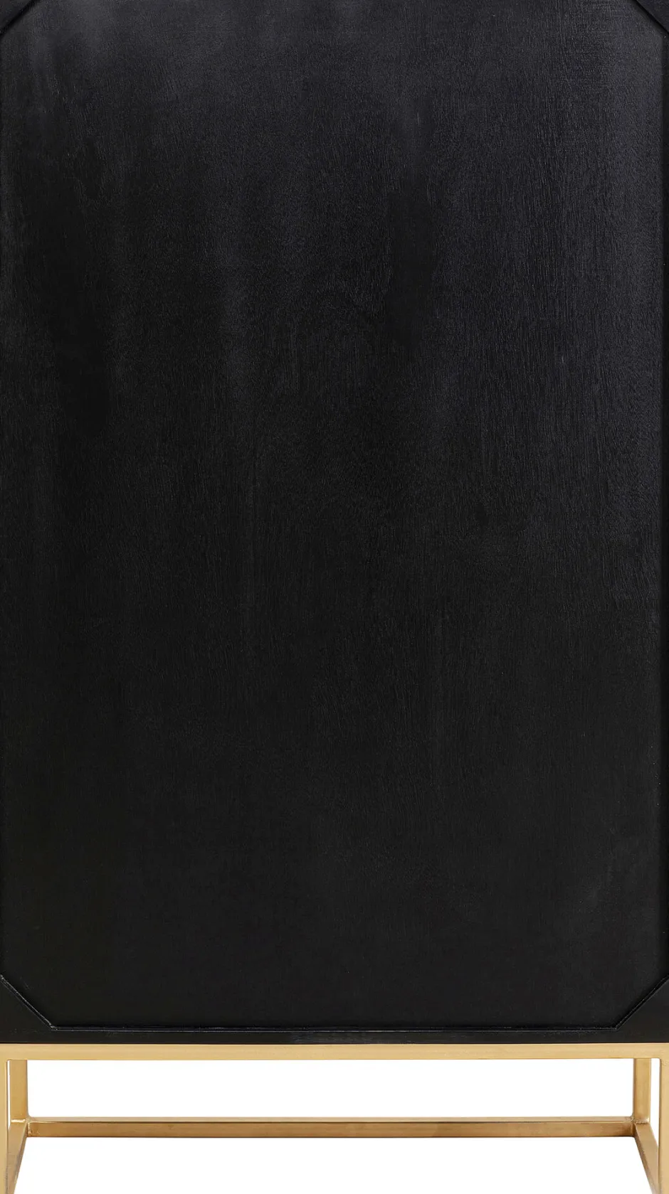 Komoda Wysoka Drewniana Boho Czarno-brązowa 76x140 Cm*KARE Design Best