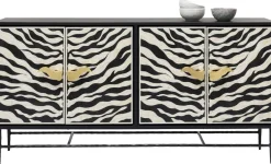 Komoda Zebra 160x80 Cm Czarno-kremowa*KARE Design Best