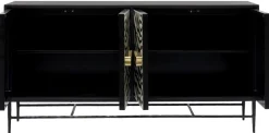 Komoda Zebra 160x80 Cm Czarno-kremowa*KARE Design Best