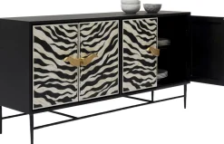 Komoda Zebra 160x80 Cm Czarno-kremowa*KARE Design Best