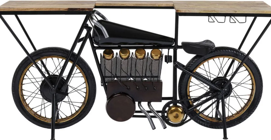 Konsola - Barek Motorbike 180x43 Cm Czarna*KARE Design Sale