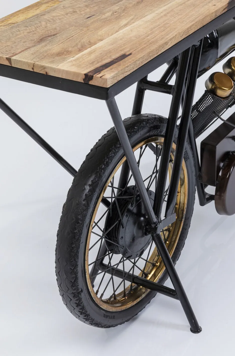 Konsola - Barek Motorbike 180x43 Cm Czarna*KARE Design Sale