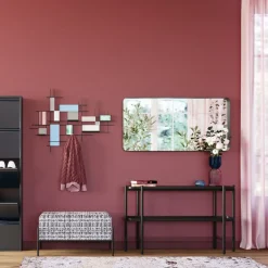 Konsola Bennet 120x30 Cm Czarna - Blat Marmur*KARE Design Online