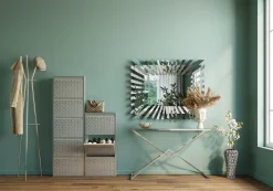 Konsola Diamond Connection 120x40 Cm Srebrna*KARE Design Outlet