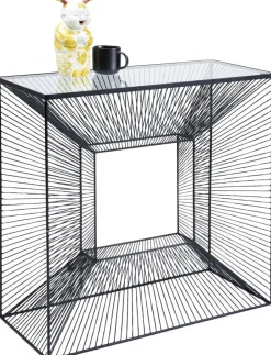 Konsola Dimension 81x36 Cm Czarna*KARE Design