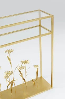Konsola Flower Meadow 100x25 Cm Złota*KARE Design Discount