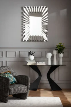 Konsola Gloria 140x45 Cm Czarna - Blat Szklany*KARE Design Sale