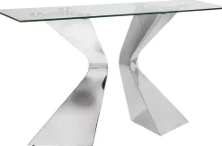 Konsola Gloria 140x45 Cm Srebrna*KARE Design Best