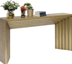 Konsola Malaga 160x35 Cm Złota*KARE Design