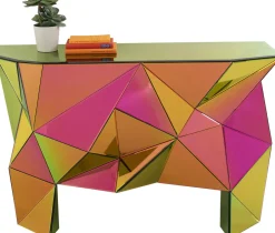 Konsola Nowoczesna Lustrzana Kolorowa 127x39 Cm*KARE Design Best