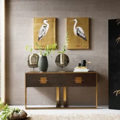 Konsola Osaka 149x45 Cm Brązowa*KARE Design Hot