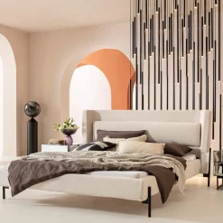 Łóżko Tivoli 160x200 Cm Ecru*KARE Design Discount